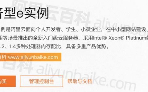 阿里云服务器经济型e实例性能测评_CPU内存_网络_存储测评