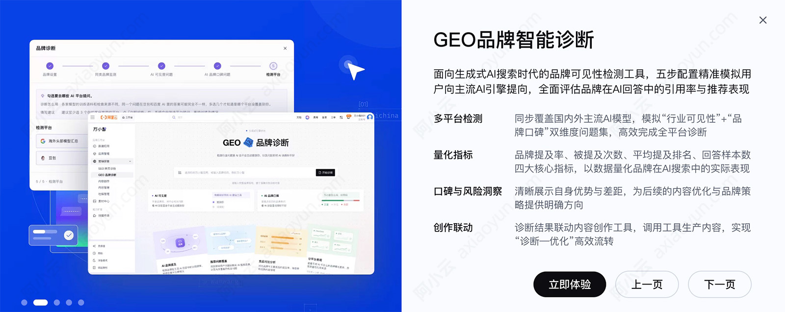 万小智GEO品牌智能诊断