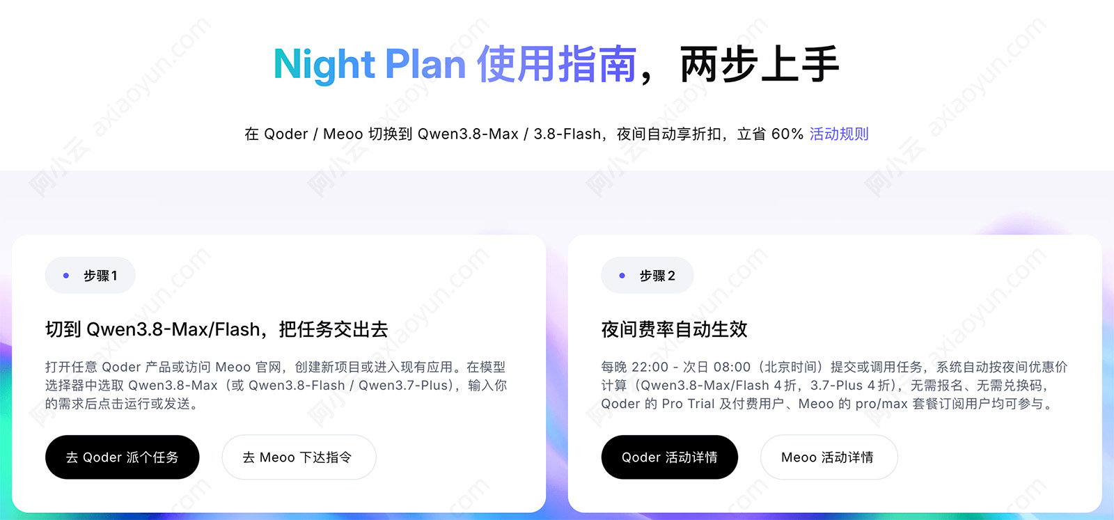 Night Plan使用指南